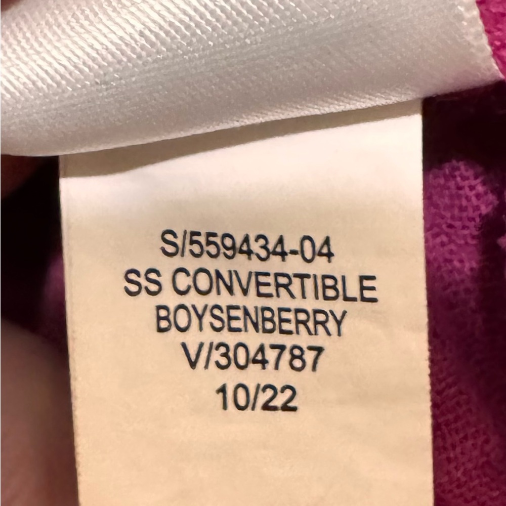 *SOLD*Old Navy Boysenberry Juice Puff-Sleeve Tiered Mini Dress Women’s Size L - Picture 8 of 9